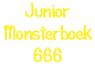 Junior Monsterboek 666